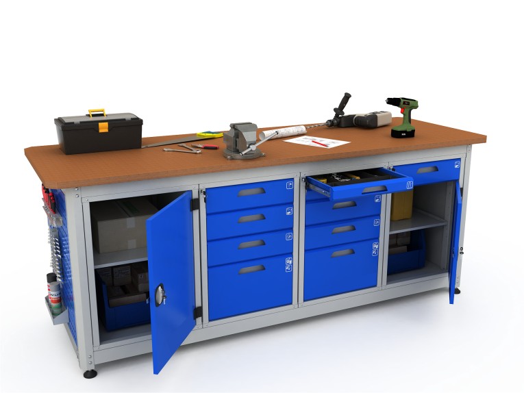 Верстак четырехтумбовый COMBAT 41452.2340 купить в Калининграде Верстак четырехтумбовый COMBAT 41452.2340 купить в Калининграде