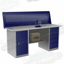 Верстак с тумбой и драйвером ВП-4Т/1,9 с экраном Верстак с тумбой и драйвером ВП-4Т/1,9 с экраном