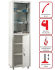 Медицинский шкаф HILFE МД 1 1650/SG купить в Калининграде