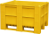 BoxPallet 1200х1000х740 мм сплошной желтый купить в Калининграде