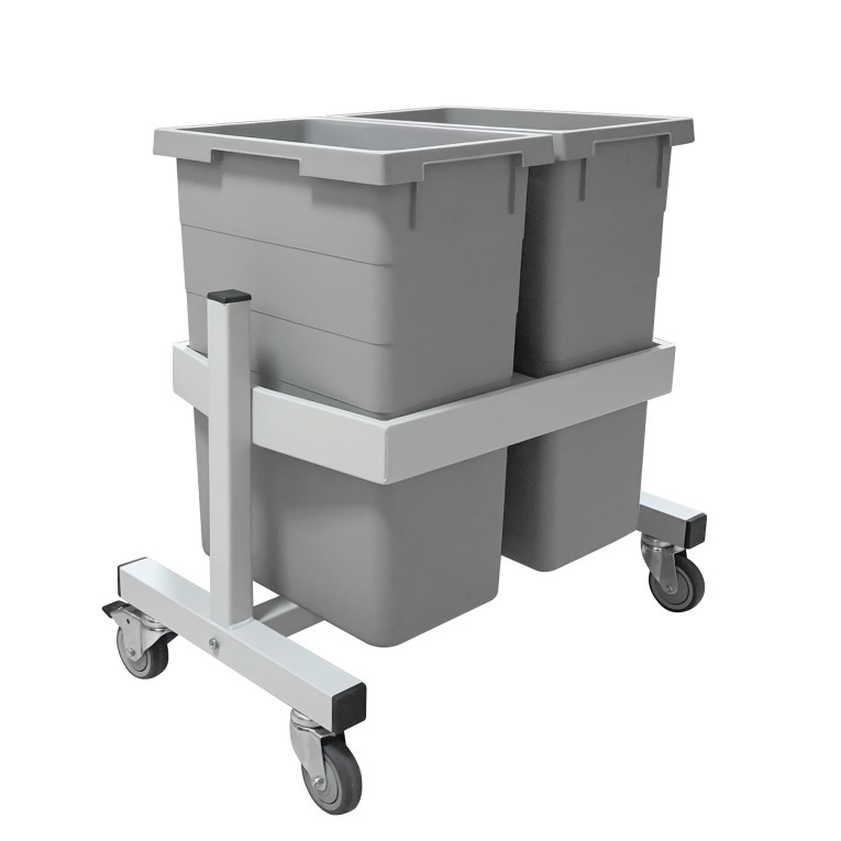 Подкатная подставка держатель для 2-х контейнеров Gresson ПДК-2 купить в Калининграде Подкатная подставка держатель для 2-х контейнеров Gresson ПДК-2 купить в Калининграде