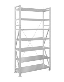 Стеллаж MS U 2000x1500x400 7 полок (150 кг, металл)