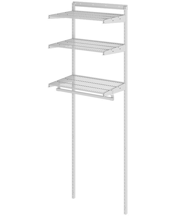 Гардеробная система Практик Home Basic G60 белая купить в Калининграде Гардеробная система Практик Home Basic G60 белая купить в Калининграде