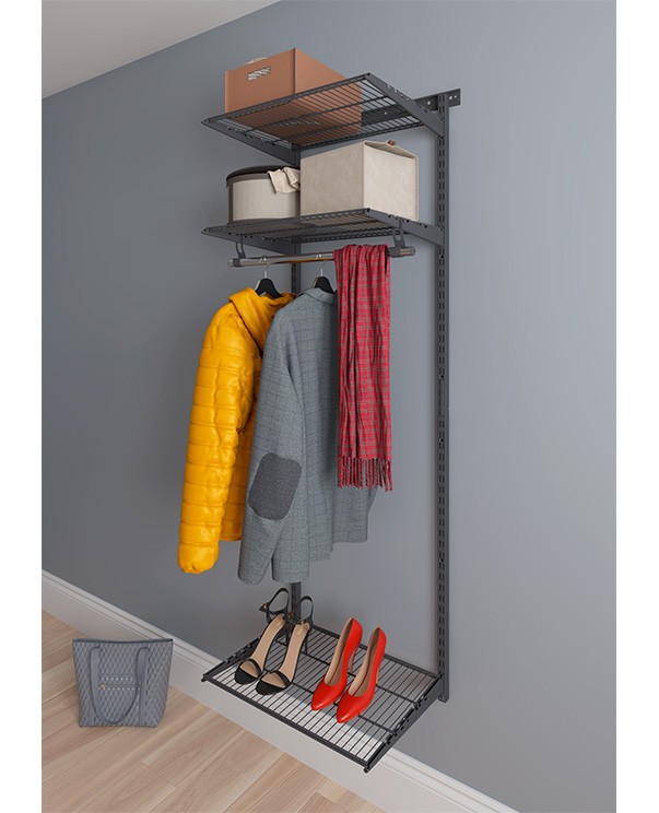 Гардеробная система Практик Home Basic G60 графит купить в Калининграде Гардеробная система Практик Home Basic G60 графит купить в Калининграде