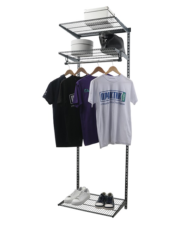 Гардеробная система Практик Home Basic G60 графит купить в Калининграде Гардеробная система Практик Home Basic G60 графит купить в Калининграде