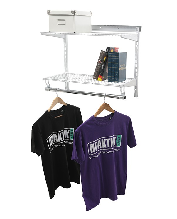 Гардеробная система Практик Home Basic G60S белая купить в Калининграде Гардеробная система Практик Home Basic G60S белая купить в Калининграде