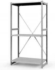 Стеллаж ТСУ 2200x1000x500 3 полки (150 кг, перф)