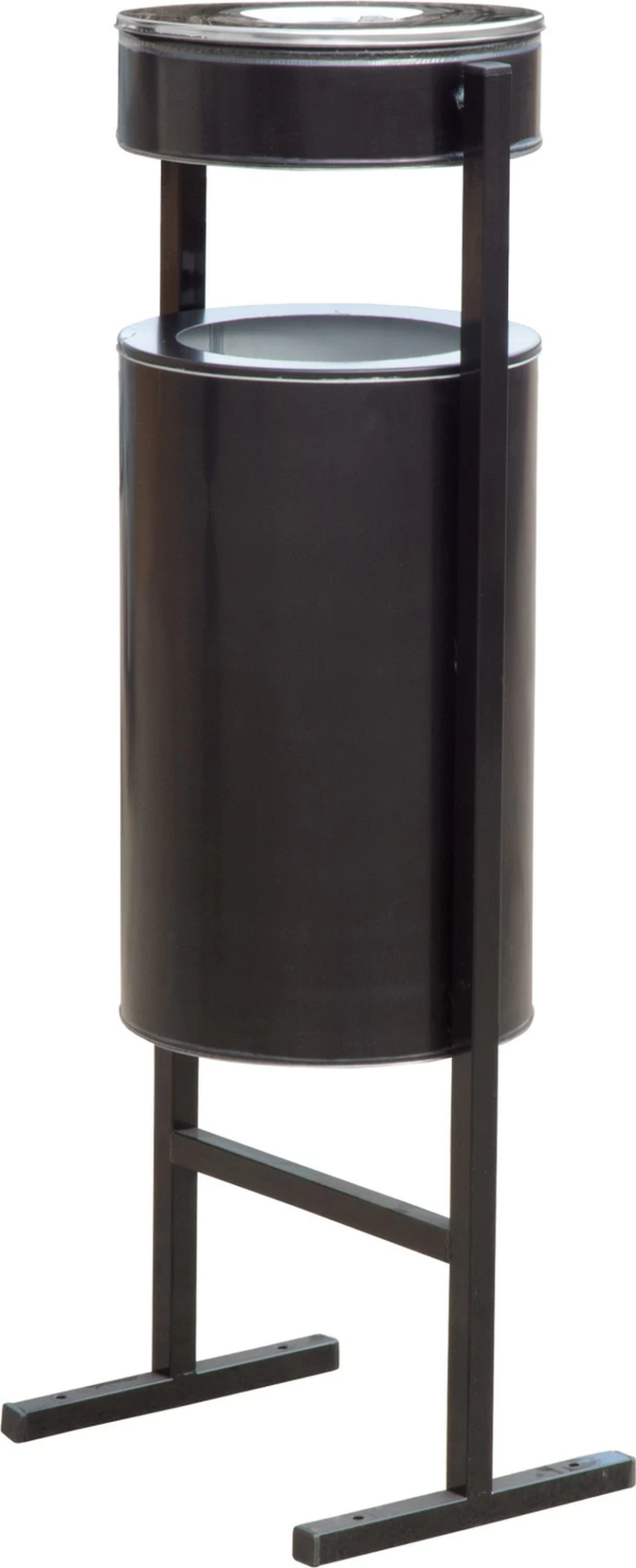 Урна уличная с пепельницей 36 литров черный купить в Калининграде