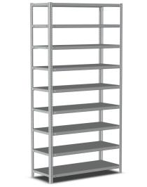 Стеллаж металлический Титан МС-500 2000х700х500 9 полок Стеллаж металлический Титан МС-500 2000х700х500 9 полок