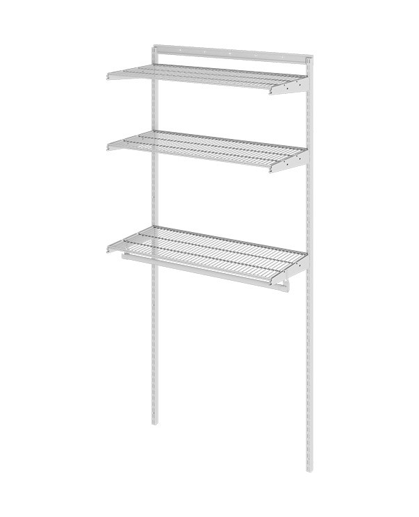 Гардеробная система Практик Home Basic G90 белая купить в Калининграде Гардеробная система Практик Home Basic G90 белая купить в Калининграде