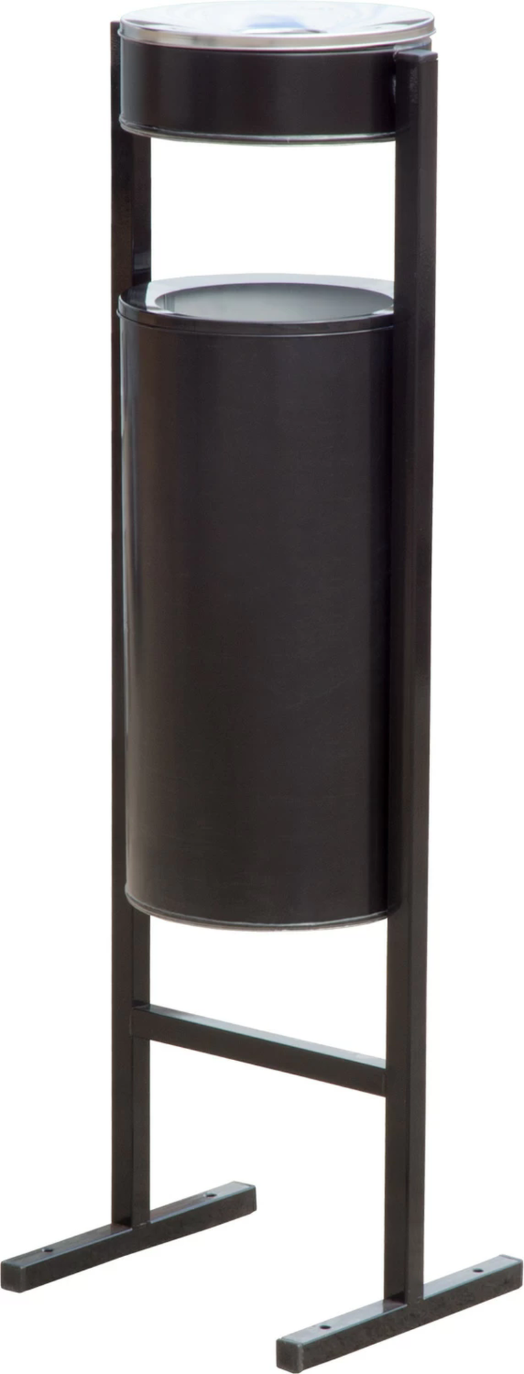 Урна уличная с пепельницей 25 литров черный купить в Калининграде