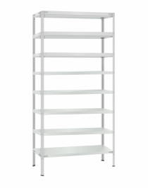 Стеллаж металлический Титан МС-500 2400х1000х300 8 полок Стеллаж металлический Титан МС-500 2400х1000х300 8 полок