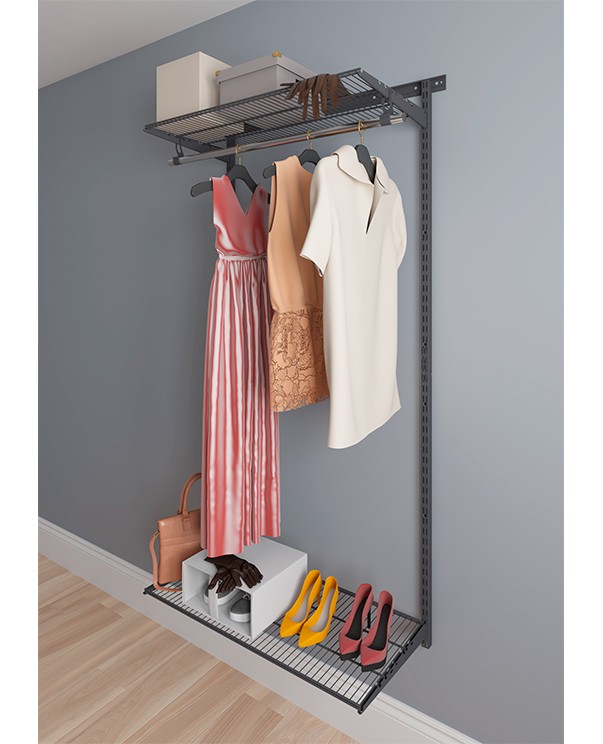 Гардеробная система Практик Home Basic G90 графит купить в Калининграде Гардеробная система Практик Home Basic G90 графит купить в Калининграде