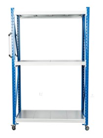 Стеллаж мобильный БиКом СТ-4 300x90x70 3 полки