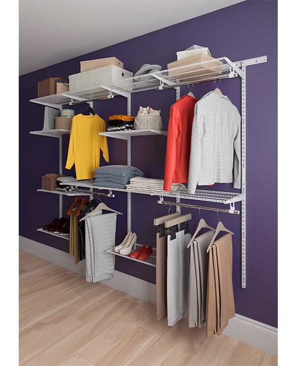 Гардеробная система Практик Home Max G240 белая купить в Калининграде Гардеробная система Практик Home Max G240 белая купить в Калининграде