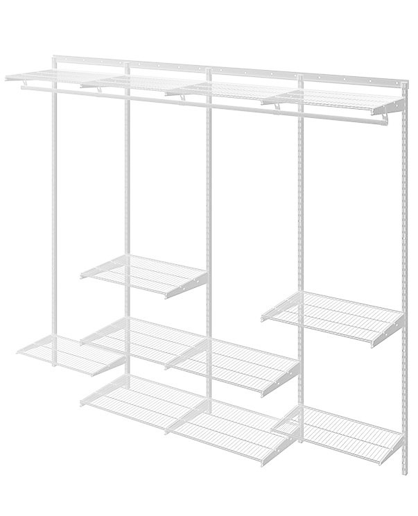 Гардеробная система Практик Home Max G240 белая купить в Калининграде Гардеробная система Практик Home Max G240 белая купить в Калининграде