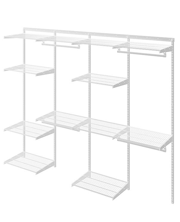 Гардеробная система Практик Home Max G240 белая купить в Калининграде Гардеробная система Практик Home Max G240 белая купить в Калининграде