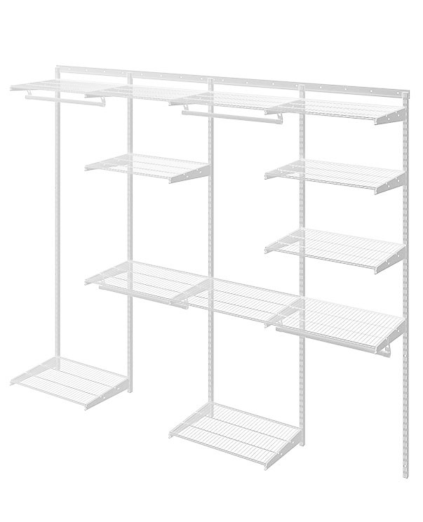 Гардеробная система Практик Home Max G240 белая купить в Калининграде Гардеробная система Практик Home Max G240 белая купить в Калининграде