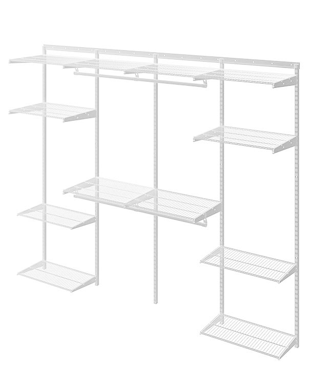 Гардеробная система Практик Home Max G240 белая купить в Калининграде Гардеробная система Практик Home Max G240 белая купить в Калининграде