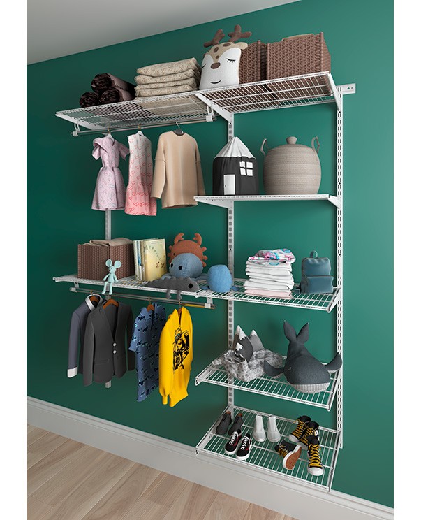 Гардеробная система Практик Home Optima G150 белая купить в Калининграде Гардеробная система Практик Home Optima G150 белая купить в Калининграде