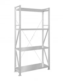 Стеллаж MS U 2000x1200x400 4 полки (350 кг, металл) Стеллаж MS U 2000x1200x400 4 полки (350 кг, металл)