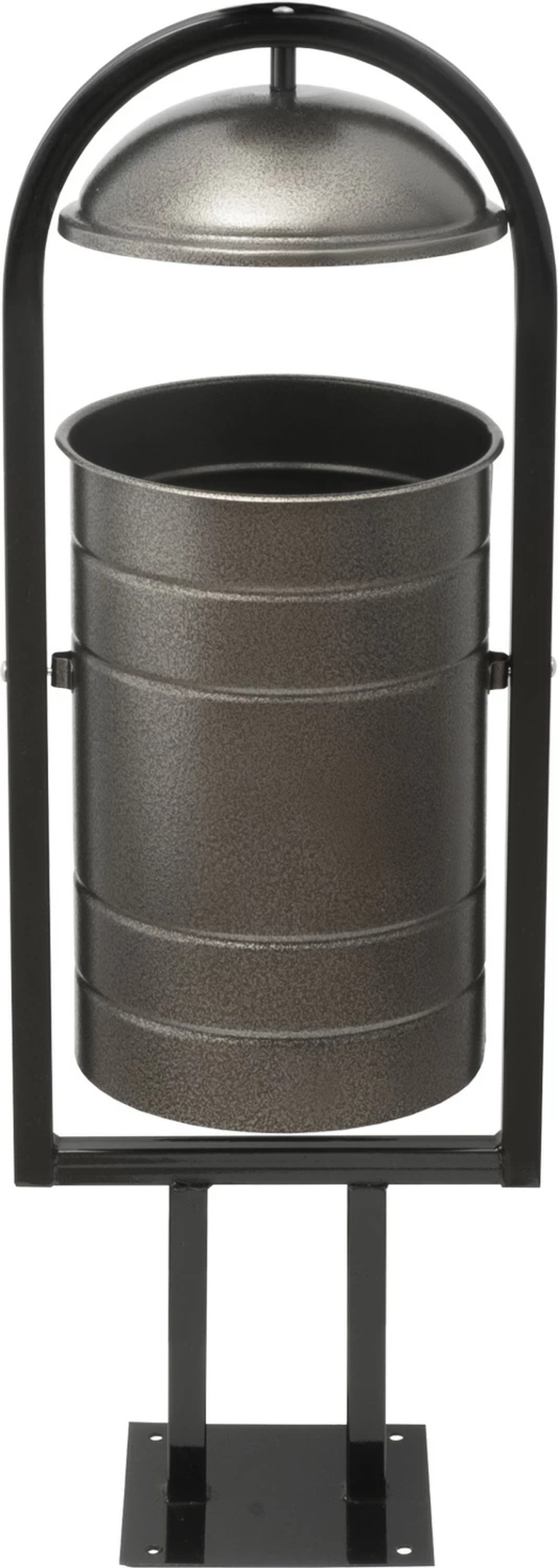 Урна уличная 330х280х980 серебряная купить в Калининграде