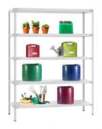 Стеллаж металлический Титан МС-900 2000x1000x500 5 полок Стеллаж металлический Титан МС-900 2000x1000x500 5 полок