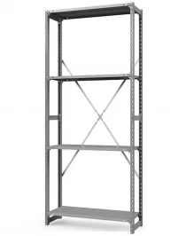 Стеллаж ТСУ 2200x1500x300 4 полки (300 кг, перф)
