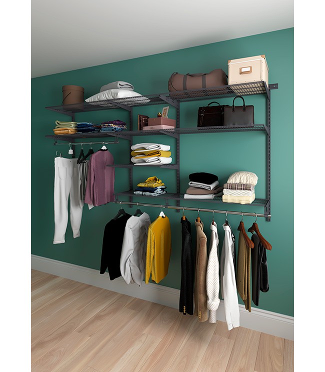 Гардеробная система Практик Home Optima G240 графит купить в Калининграде Гардеробная система Практик Home Optima G240 графит купить в Калининграде