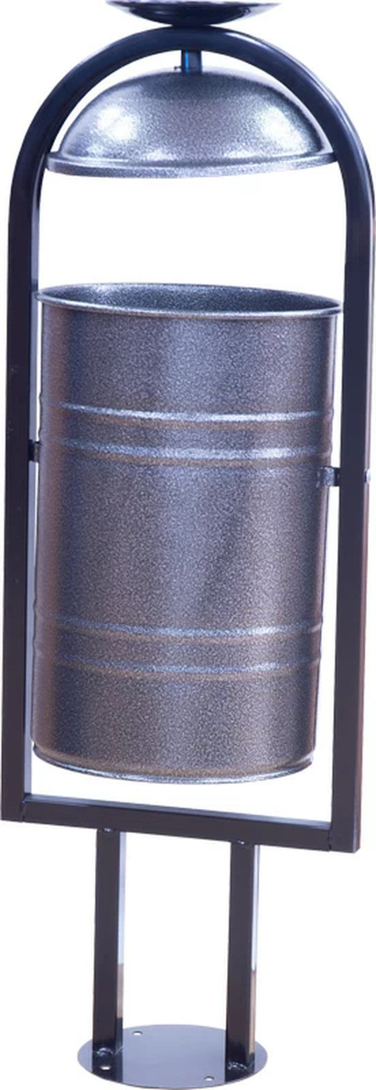 Урна металлическая с пепельницей 1050х370х300 мм серый антик купить в Калининграде