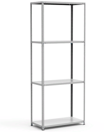Стеллаж металлический Титан МС-500 2200х1000х600 4 полки Стеллаж металлический Титан МС-500 2200х1000х600 4 полки