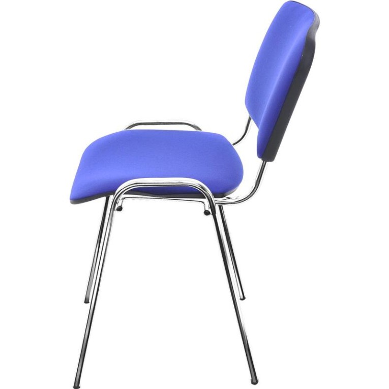 Стул Изо (синяя ткань, хром) купить в Калининграде Стул Изо (синяя ткань, хром) купить в Калининграде