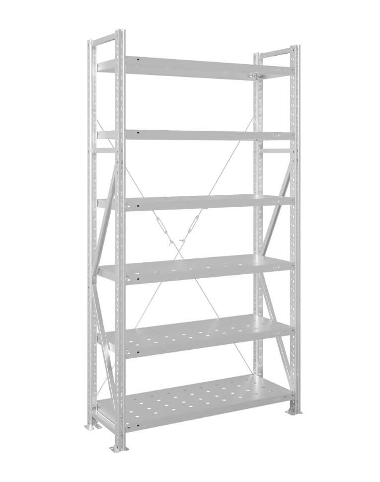 Стеллаж MS U 2000x700x800 6 полок (400 кг, перф) купить в Калининграде