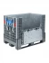 DPF-Box 1208S 1200x800x950 мм сплошной разборный серый на 3-х полозьях с 2-мя откид. дверцами
