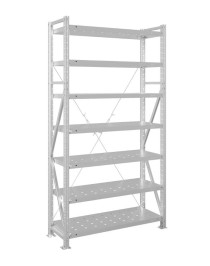 Стеллаж MS U 2000x1200x800 7 полок (280 кг, перф)