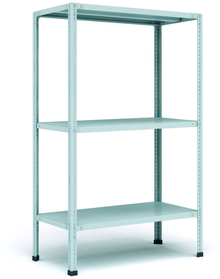 Стеллаж металлический Титан МС-500 1500х1500х500 3 полки купить в Калининграде Стеллаж металлический Титан МС-500 1500х1500х500 3 полки купить в Калининграде