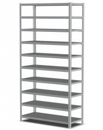 Стеллаж MS Standart 1600х1000х500 10 полок