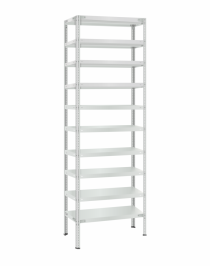 Стеллаж металлический Титан МС-500 2300х700х400 10 полок Стеллаж металлический Титан МС-500 2300х700х400 10 полок