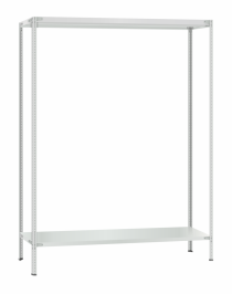 Стеллаж металлический Титан МС-500 2300х1500х400 2 полки Стеллаж металлический Титан МС-500 2300х1500х400 2 полки