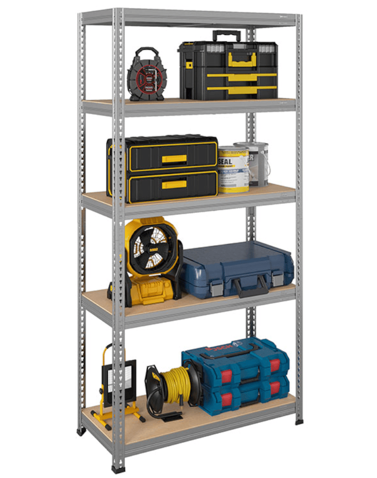 Стеллаж быстросборный ЛОФТ (SBL) 1800x900x450 5 полок (цинк) купить в Калининграде Стеллаж быстросборный ЛОФТ (SBL) 1800x900x450 5 полок (цинк) купить в Калининграде