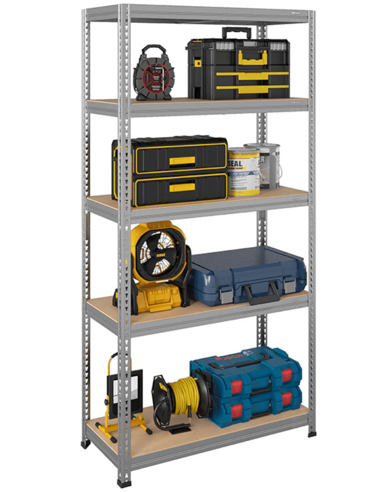 Стеллаж быстросборный ЛОФТ (SBL) 1800x1200x450 5 полок (цинк) купить в Калининграде