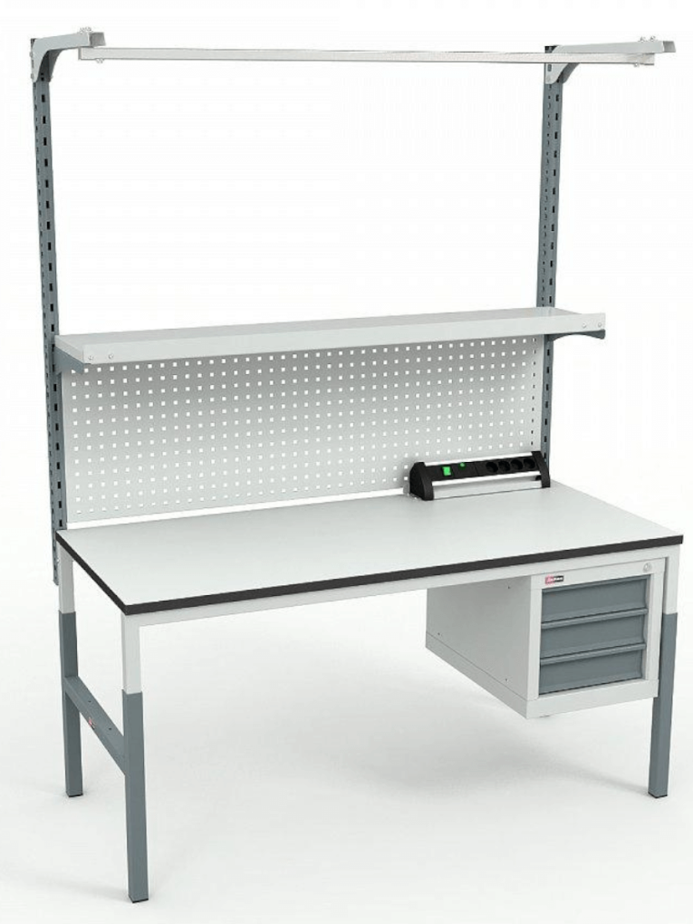 Стол монтажный ДиКом СР-М-150/90-04 ESD Пластик купить в Калининграде Стол монтажный ДиКом СР-М-150/90-04 ESD Пластик купить в Калининграде