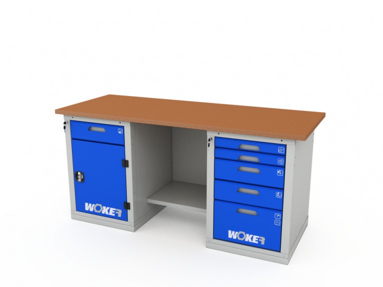 Верстак двухтумбовый WOKER PRO 2205.1800 купить в Калининграде Верстак двухтумбовый WOKER PRO 2205.1800 купить в Калининграде