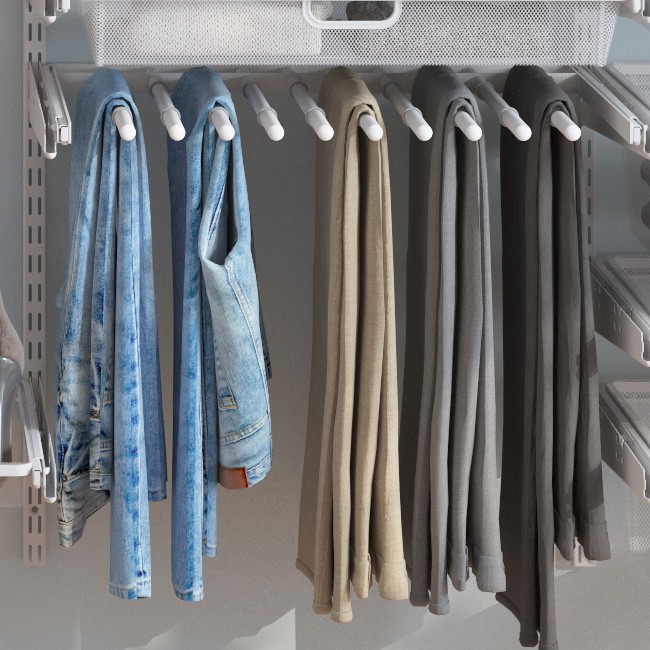 Брючница выдвижная GT-45 белая купить в Калининграде Брючница выдвижная GT-45 белая купить в Калининграде