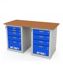 Верстак двухтумбовый WOKER PRO 2505.1500