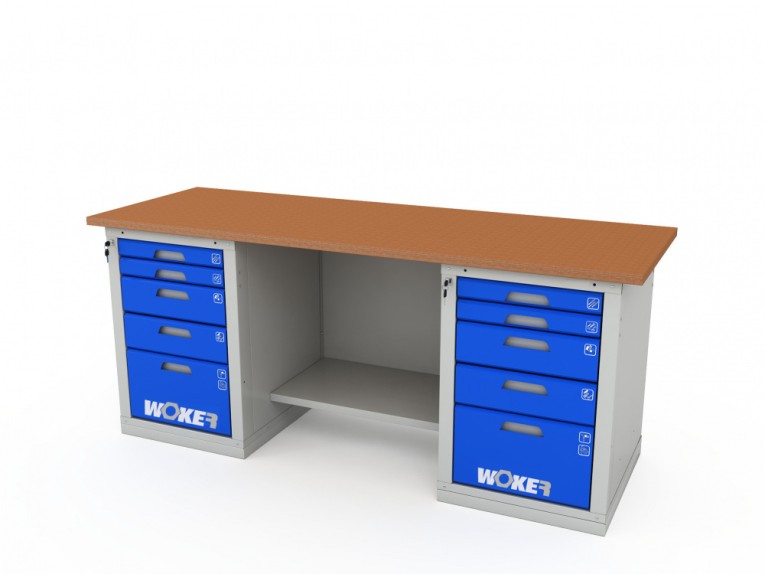 Верстак двухтумбовый WOKER PRO 2505.2000 купить в Калининграде Верстак двухтумбовый WOKER PRO 2505.2000 купить в Калининграде