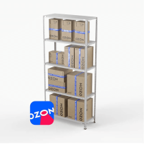 Стеллаж ПВЗ Озон 2000х1000х400 5 полок