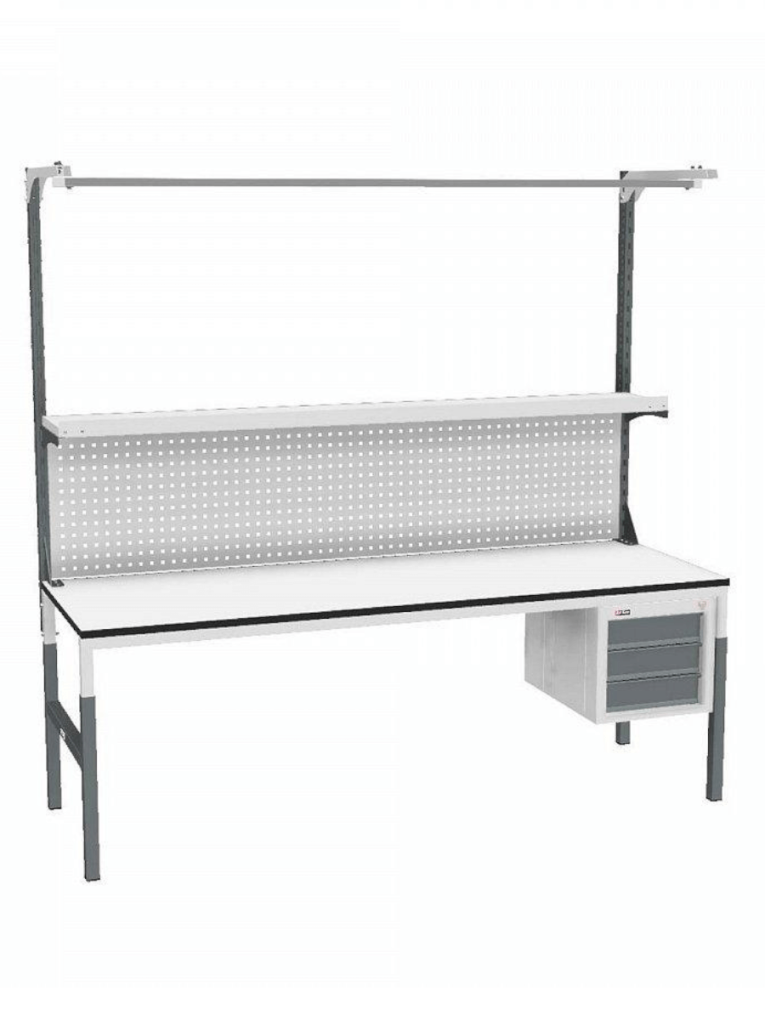 Стол монтажный ДиКом СР-М-200/90-04 ESD Пластик купить в Калининграде Стол монтажный ДиКом СР-М-200/90-04 ESD Пластик купить в Калининграде