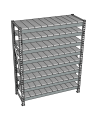 Стеллаж грузовой СГР 3000x1200x400 8 полок (металл) Стеллаж грузовой СГР 3000x1200x400 8 полок (металл)