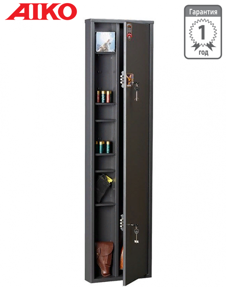 Узкий сейф для оружия Aiko Чирок 1409 (глубина 9 см) купить в Калининграде Узкий сейф для оружия Aiko Чирок 1409 (глубина 9 см) купить в Калининграде